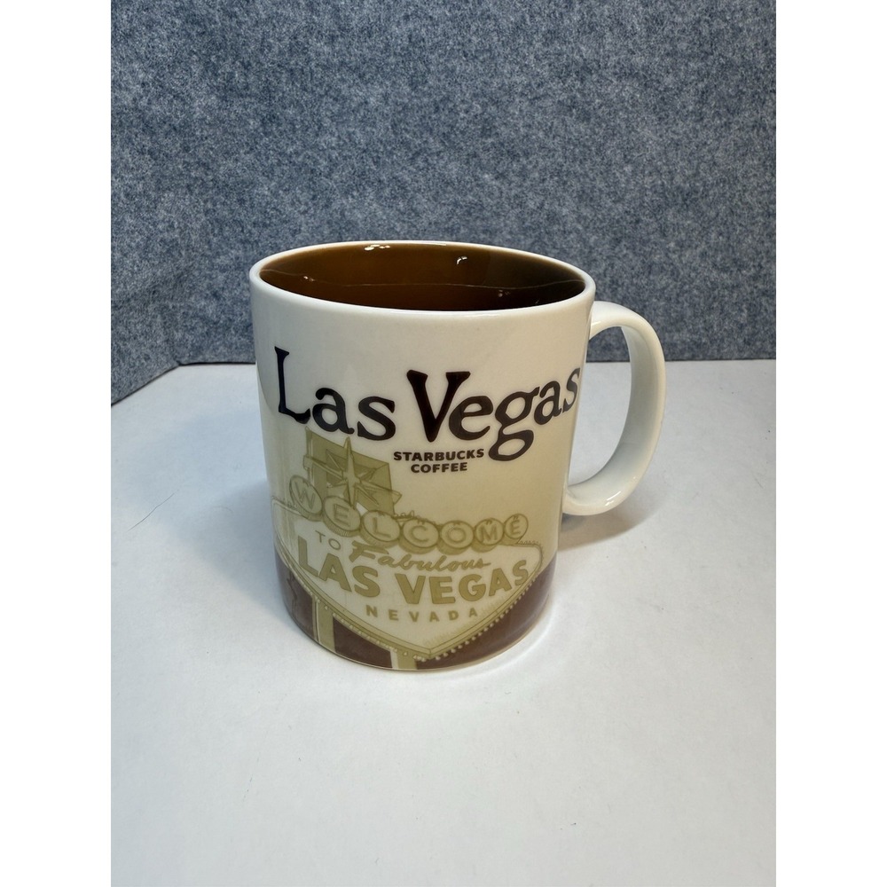 Starbucks Las Vegas Collector Series City Global Icon 16 oz Coffee Mug 2009
